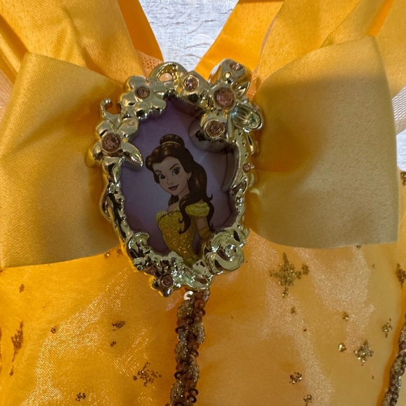 Disney Princess Belle Dress/Costume Size Small with matching Disney Doll - Picture 3 of 15